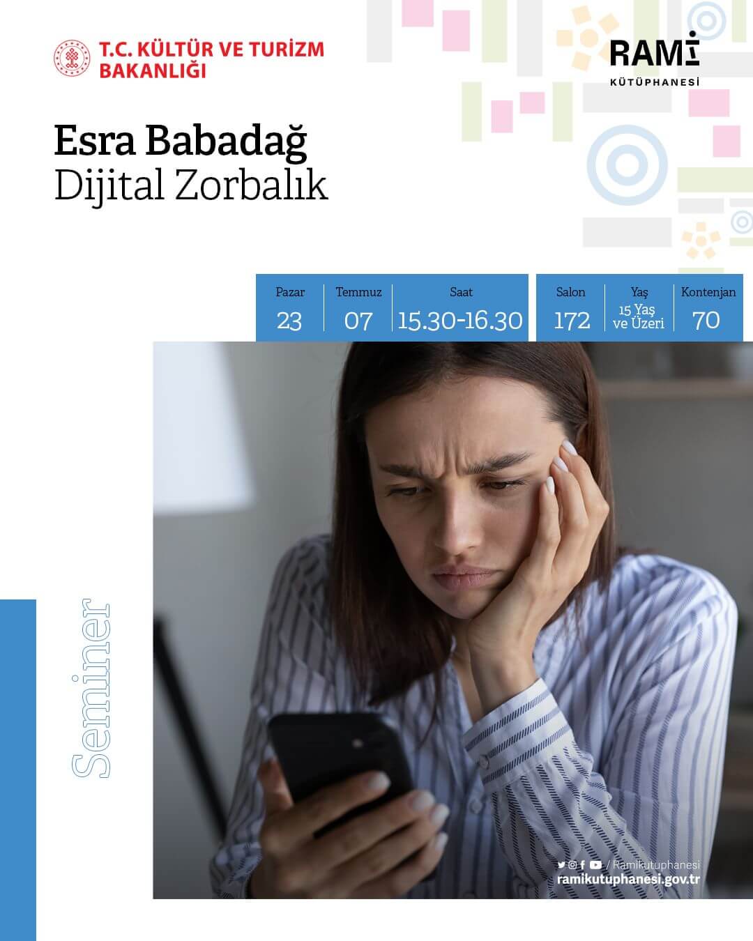 Rami Kütüphanesi - Esra Babadağ, Dijital Zorbalık Semineri